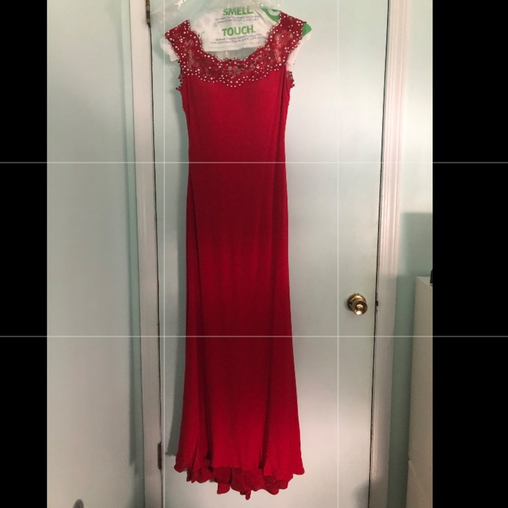 Madison James Red Gown